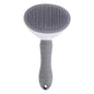 Dog and cat brush for removing pet hair