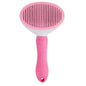 Dog and cat brush for removing pet hair