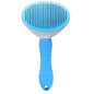 Dog and cat brush for removing pet hair